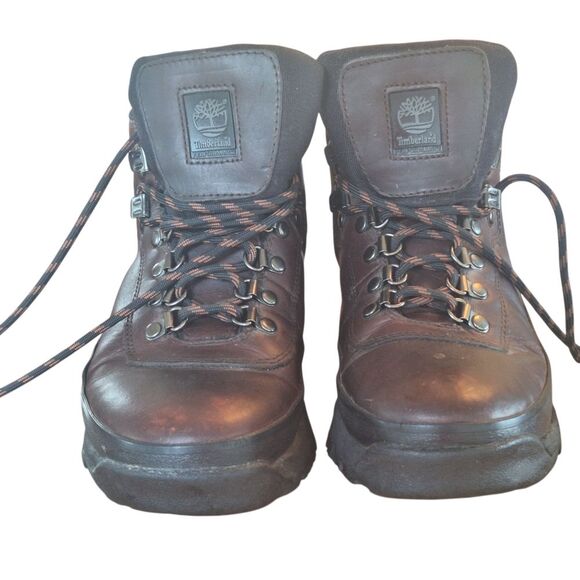 Timberland ACT Performance Leather Hiking Trail Boots Mocha Brown 96623 Women 9 - Picture 1 of 16